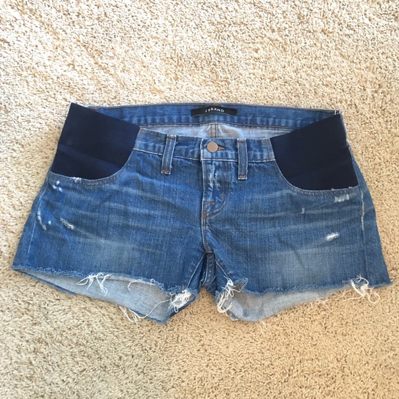J Brand Pants - J Brand Maternity Denim Shorts 28